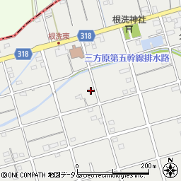 静岡県浜松市中央区根洗町295周辺の地図