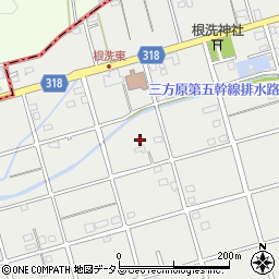 静岡県浜松市中央区根洗町294周辺の地図