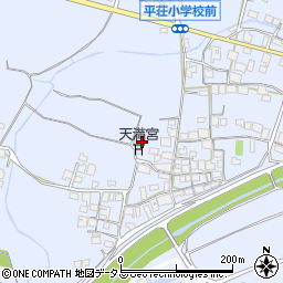 兵庫県加古川市平荘町養老593-3周辺の地図