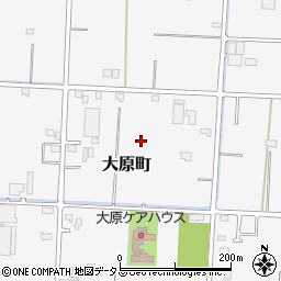 静岡県浜松市中央区大原町周辺の地図