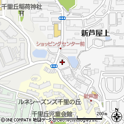 大阪府吹田市新芦屋上21周辺の地図