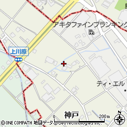 静岡県榛原郡吉田町神戸1336周辺の地図