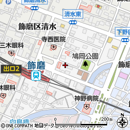 兵庫県姫路市飾磨区玉地1丁目35周辺の地図