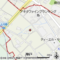 静岡県榛原郡吉田町神戸1333周辺の地図