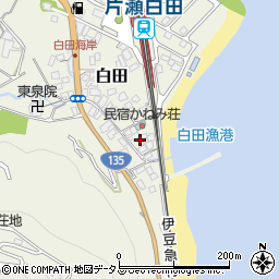 静岡県賀茂郡東伊豆町白田58周辺の地図
