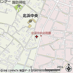 静岡県浜松市浜名区西美薗1417周辺の地図