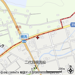 静岡県浜松市中央区根洗町438周辺の地図