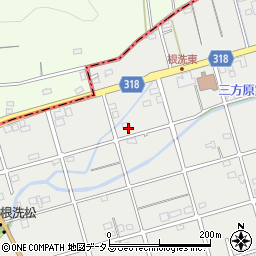 静岡県浜松市中央区根洗町336周辺の地図