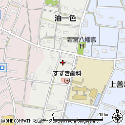 静岡県浜松市浜名区油一色102周辺の地図