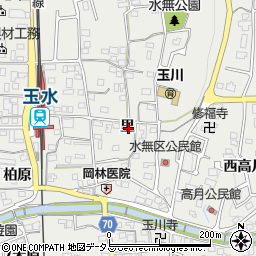 京都府綴喜郡井手町井手里周辺の地図