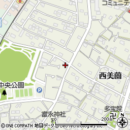 静岡県浜松市浜名区西美薗1044-1周辺の地図