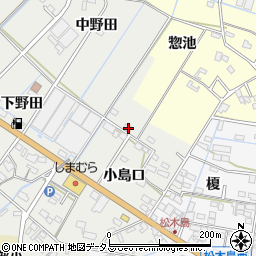 愛知県西尾市一色町野田小島口6周辺の地図
