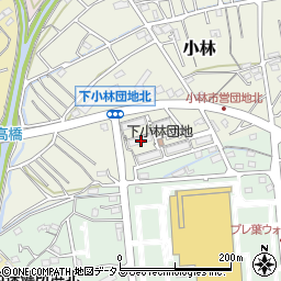 静岡県浜松市浜名区小林224周辺の地図