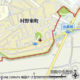 大阪府枚方市村野東町51周辺の地図