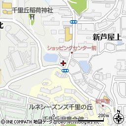 大阪府吹田市新芦屋上22周辺の地図