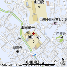 大阪府吹田市山田東周辺の地図
