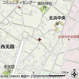静岡県浜松市浜名区西美薗1469周辺の地図