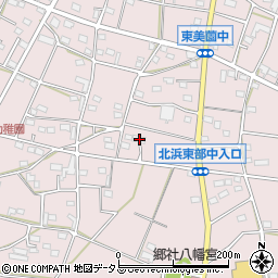 静岡県浜松市浜名区東美薗1066周辺の地図