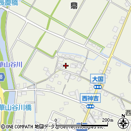 兵庫県加古川市西神吉町鼎307周辺の地図