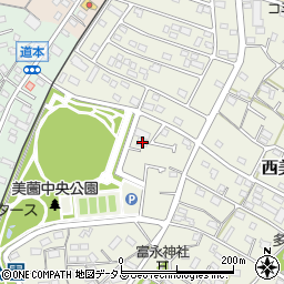 静岡県浜松市浜名区西美薗1054周辺の地図