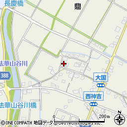 兵庫県加古川市西神吉町鼎311周辺の地図