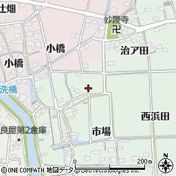 愛知県西尾市吉良町小山田天神41周辺の地図