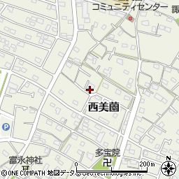 静岡県浜松市浜名区西美薗1270周辺の地図