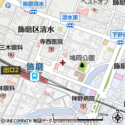 兵庫県姫路市飾磨区玉地1丁目50周辺の地図