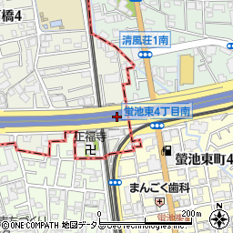 石橋東公園周辺の地図