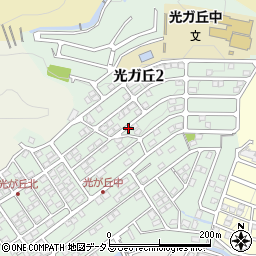 兵庫県宝塚市光ガ丘周辺の地図