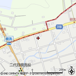 静岡県浜松市中央区根洗町350周辺の地図