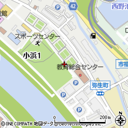 兵庫県宝塚市小浜周辺の地図
