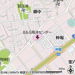 豊川市小坂井Ｂ＆Ｇ海洋センター周辺の地図