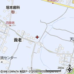 兵庫県加古川市平荘町養老443-1周辺の地図