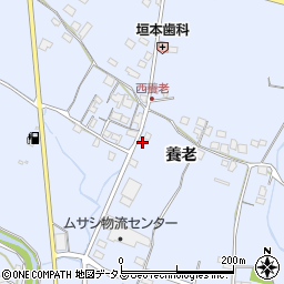 兵庫県加古川市平荘町養老352周辺の地図