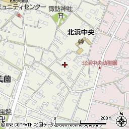 静岡県浜松市浜名区西美薗2890周辺の地図