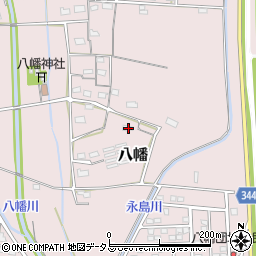 静岡県浜松市浜名区八幡310周辺の地図