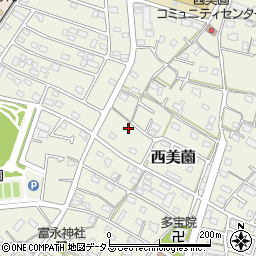 静岡県浜松市浜名区西美薗1153周辺の地図