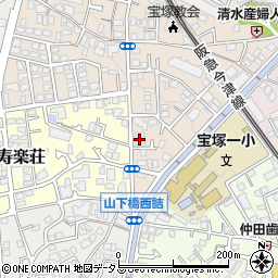 ほたるの里 宝塚南口周辺の地図