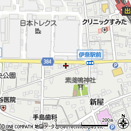松月堂伊奈店周辺の地図