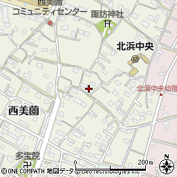 静岡県浜松市浜名区西美薗1467-6周辺の地図