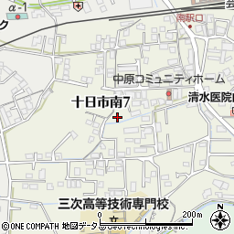 広島県三次市十日市南7丁目周辺の地図