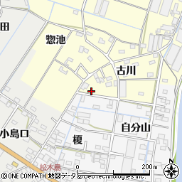 愛知県西尾市一色町大塚古川24周辺の地図