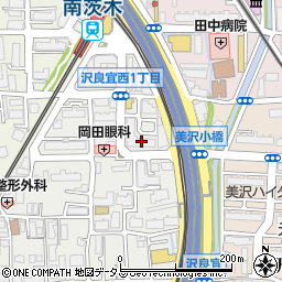 マンション南茨木周辺の地図