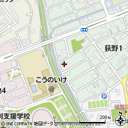 兵庫県伊丹市荻野1丁目131周辺の地図