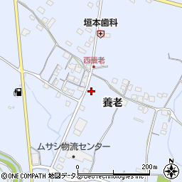 兵庫県加古川市平荘町養老352-1周辺の地図