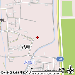 静岡県浜松市浜名区八幡319-1周辺の地図