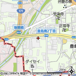 大阪池田線周辺の地図
