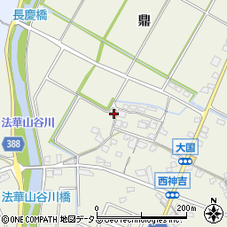 兵庫県加古川市西神吉町鼎359周辺の地図