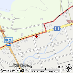 静岡県浜松市中央区根洗町347周辺の地図